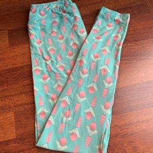 LulaRoe martini OS leggings